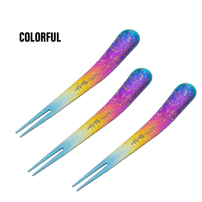 TiTo Titanium 3Pieces Fruit Forks - Image 7