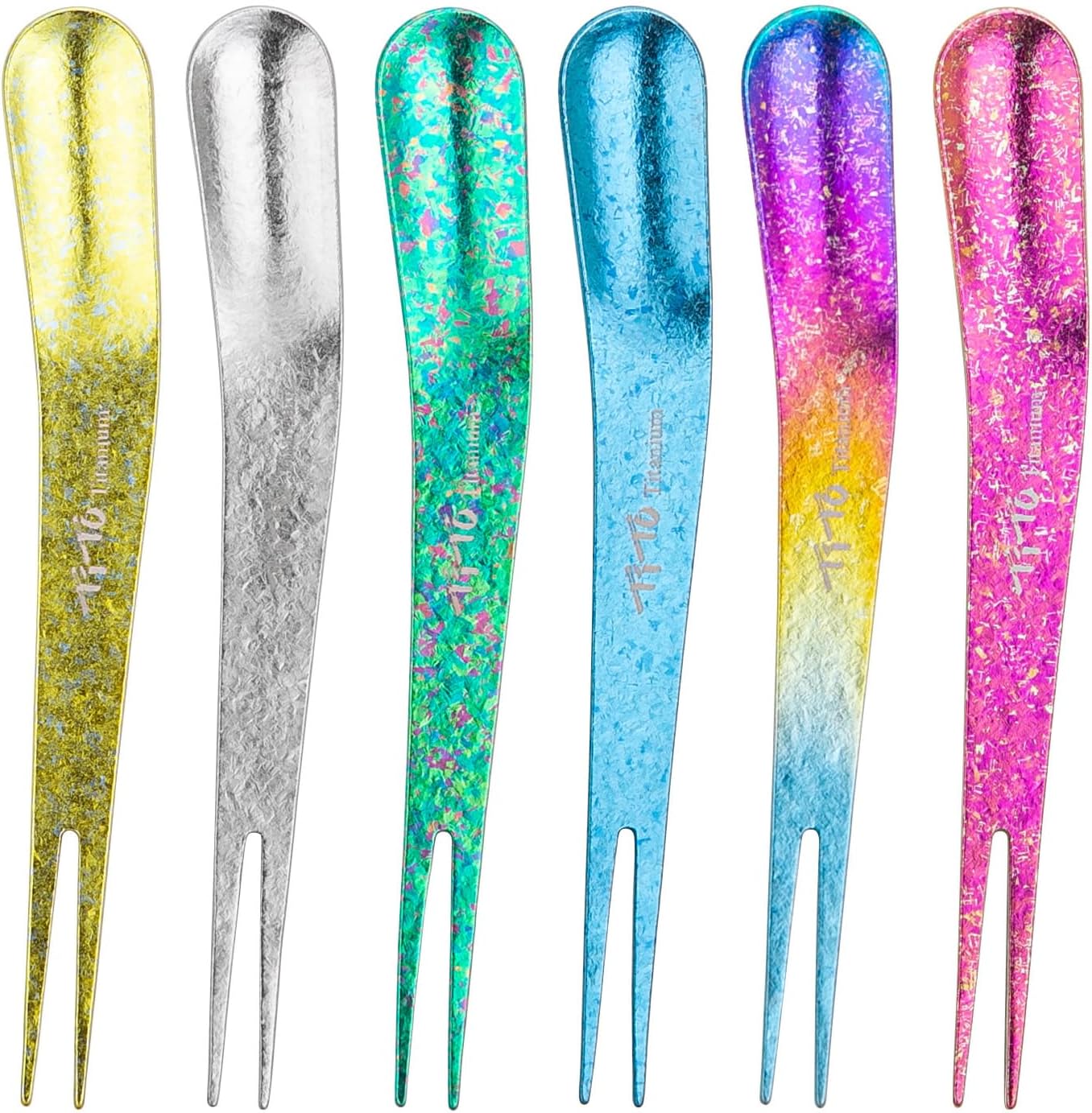 TiTo Titanium 3Pieces Fruit Forks - Image 5