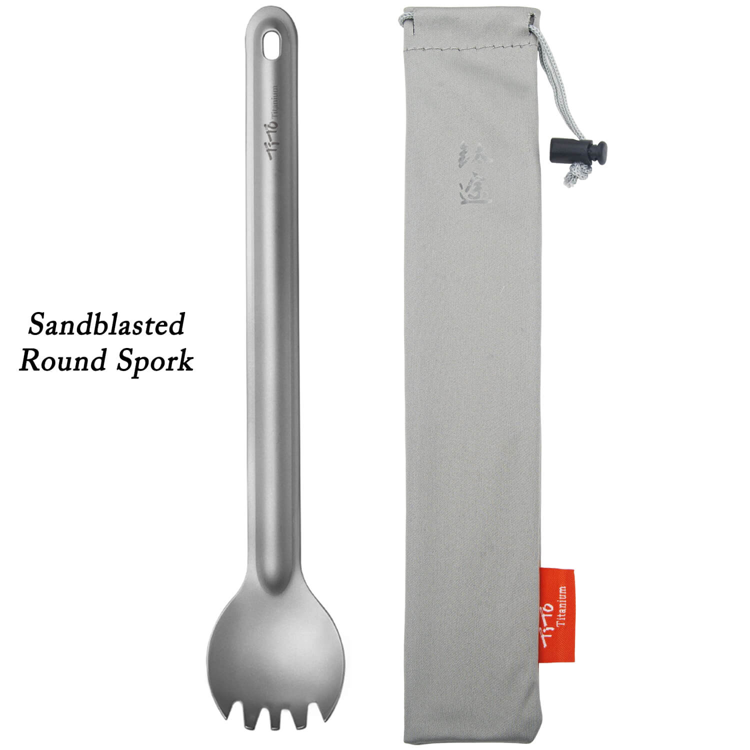 TiTo Titanium Spork Spoon Long Handle Outdor Camping tableware Portable Ultralight Cooking Environmental Picnic Accessories - Image 6