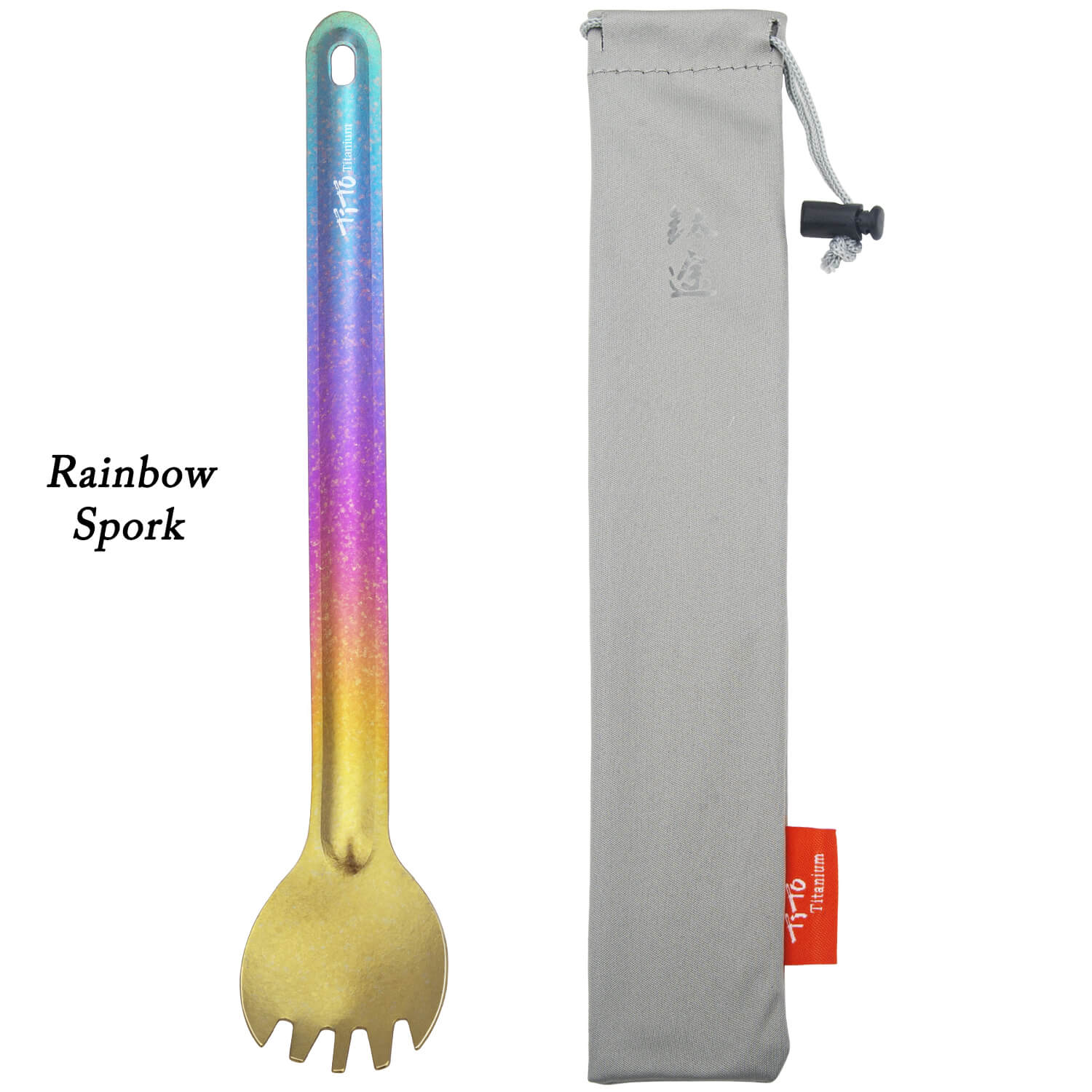 TiTo Titanium Spork Spoon Long Handle Outdor Camping tableware Portable Ultralight Cooking Environmental Picnic Accessories - Image 16