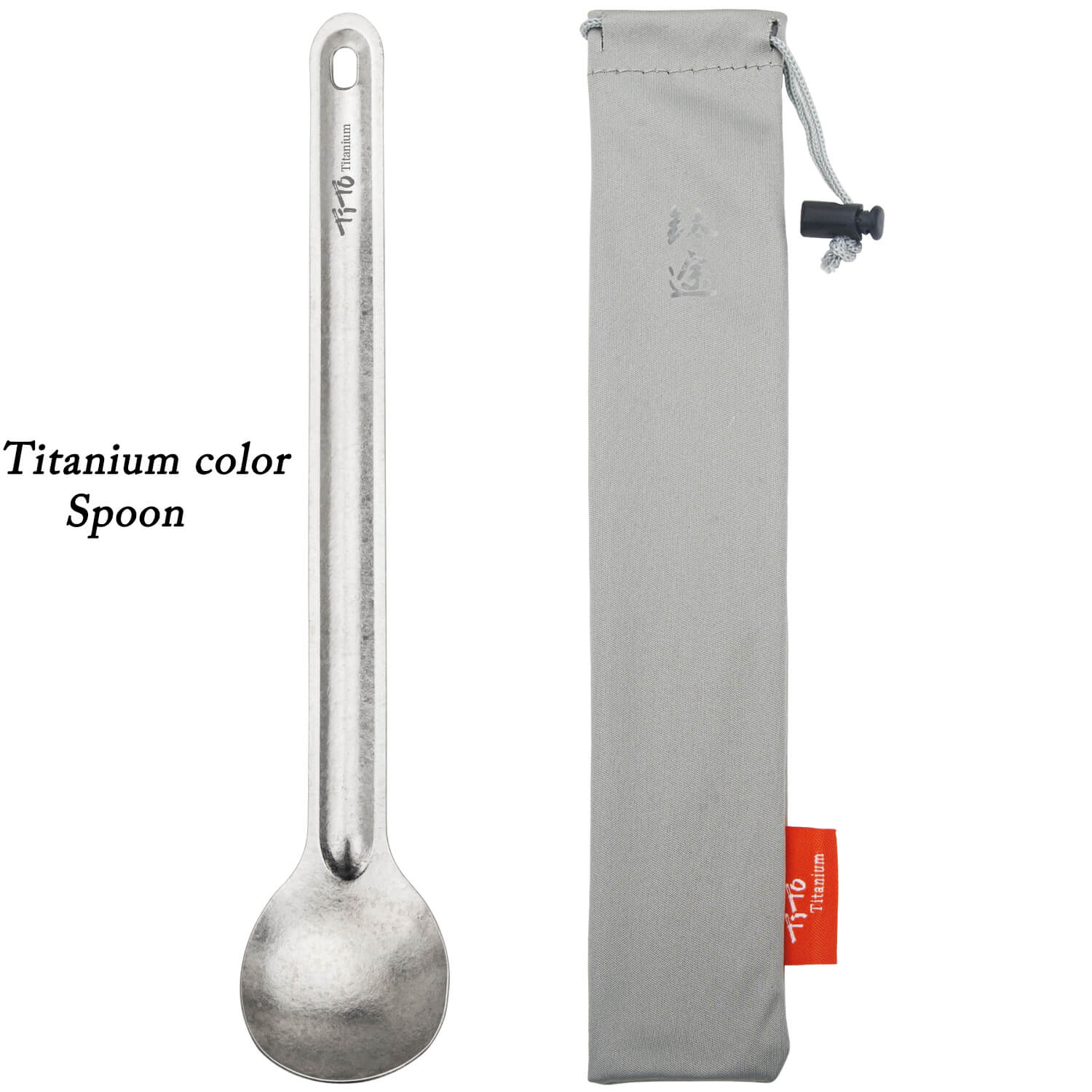 TiTo Titanium Spork Spoon Long Handle Outdor Camping tableware Portable Ultralight Cooking Environmental Picnic Accessories - Image 9