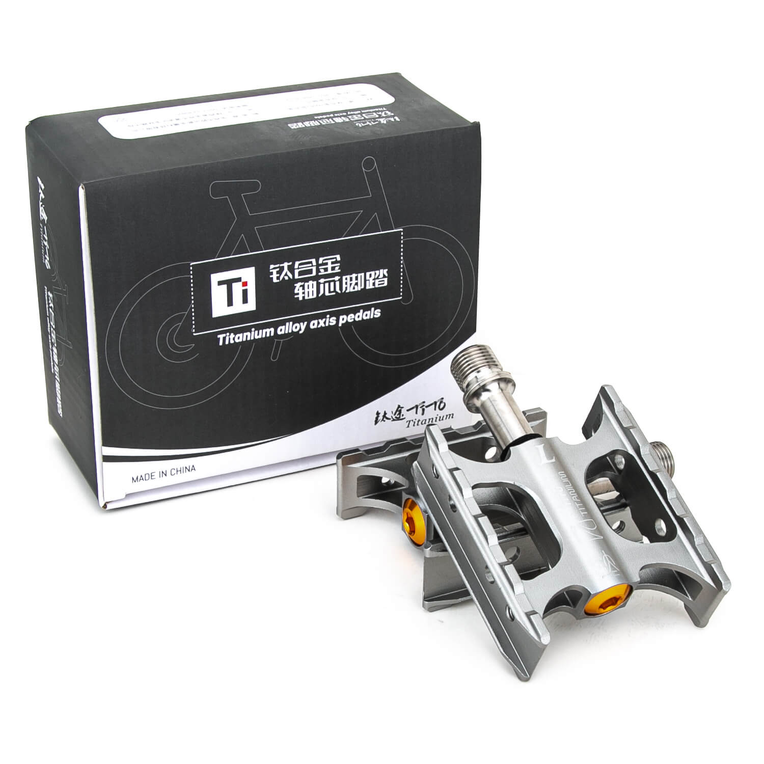 TiTo MiNi Size Bicycle Pedals with Aluminium Alloy Bicycle Foot Pedals - Image 7