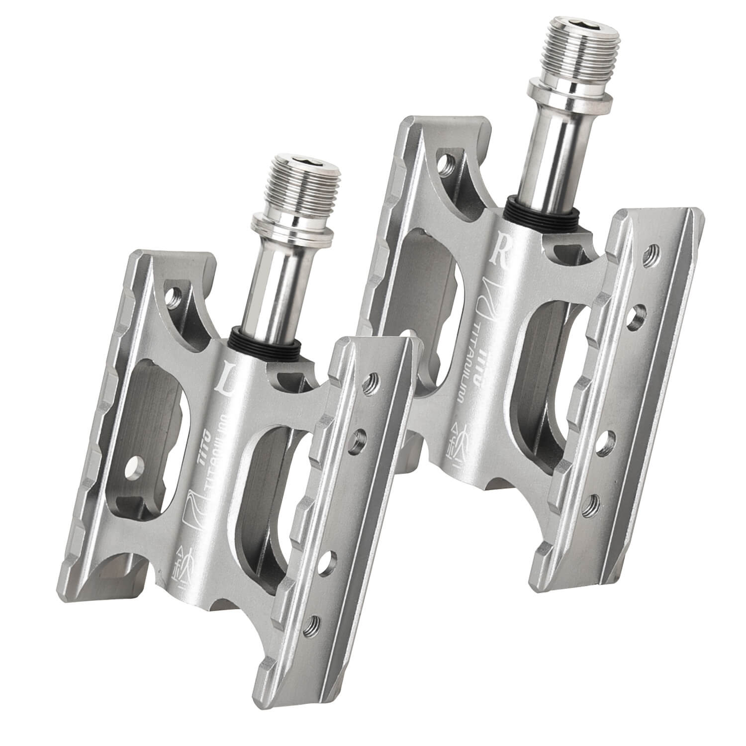 TiTo MiNi Size Bicycle Pedals with Aluminium Alloy Bicycle Foot Pedals