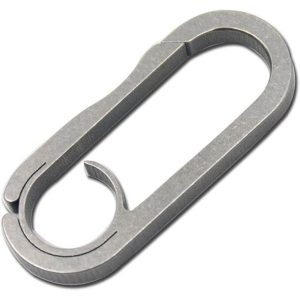 TiTo Titanium Quick Release Carabiner Lightweight Keychain with Bottle Opener