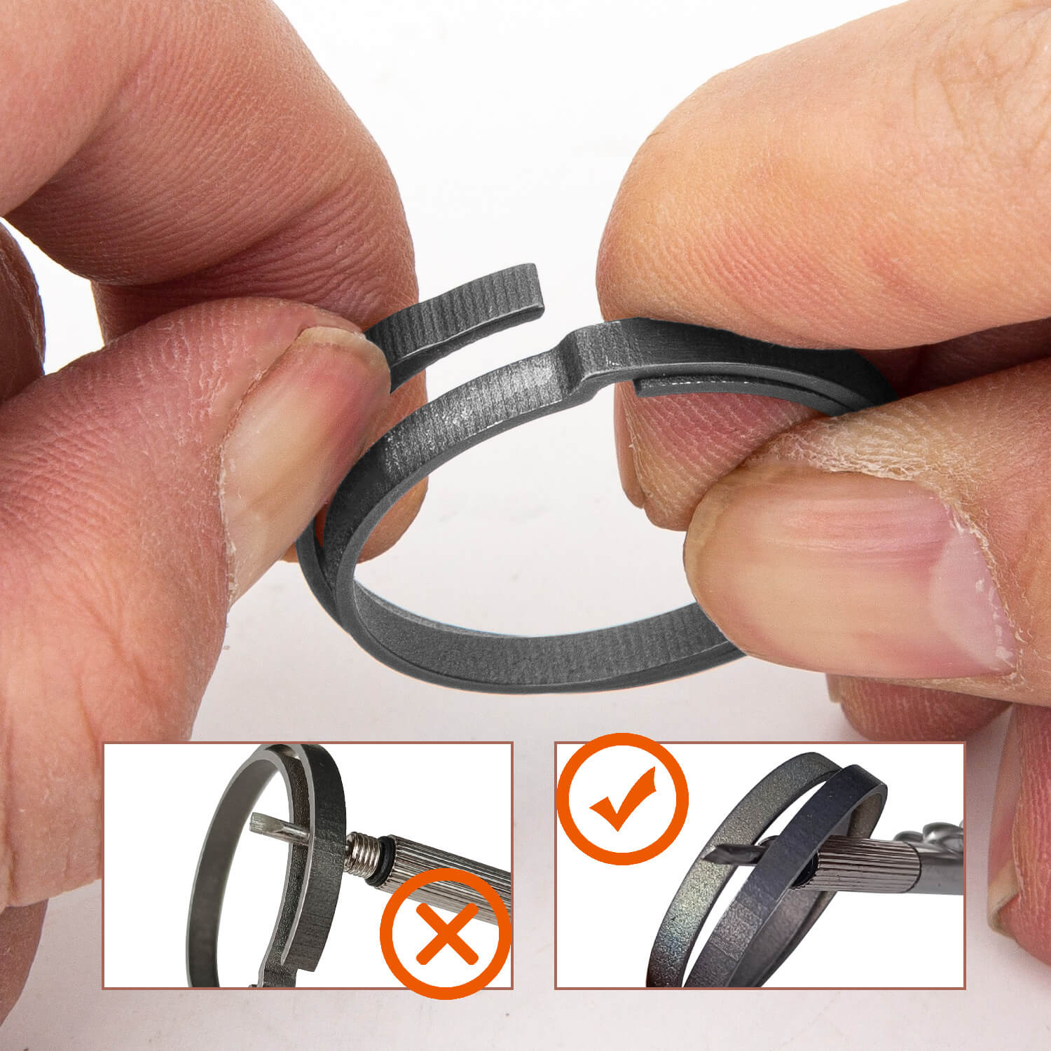 TiTo Titanium Alloy Carabiner Key Clip Keychain Hooks - Image 4