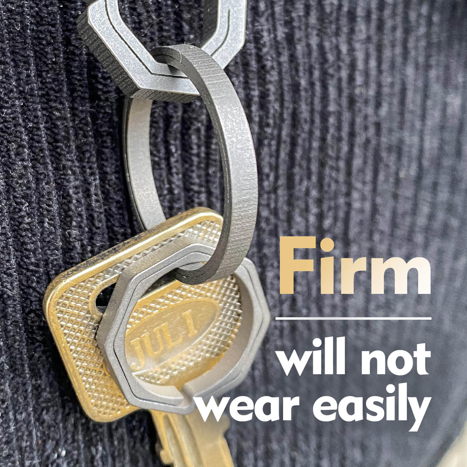 TiTo Titanium Alloy Carabiner Key Clip Keychain Hooks - Image 7