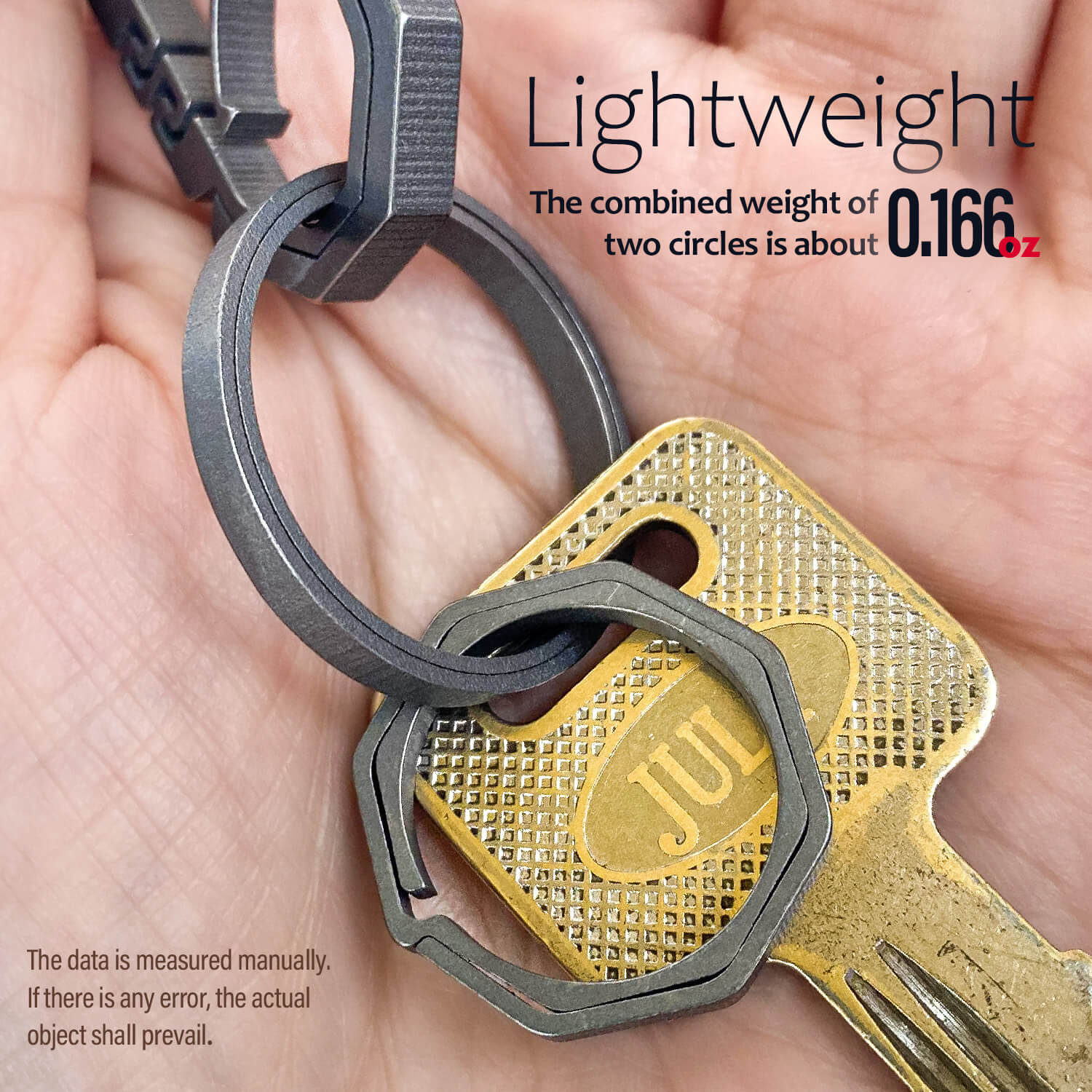 TiTo Titanium Alloy Carabiner Key Clip Keychain Hooks - Image 8